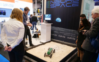 Space tech expo exhibitor stand